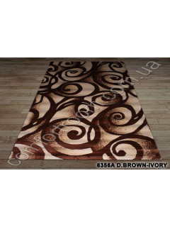 Килим Tutku 6356a brown-ivory